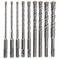 4/5/6/7/8/9 pièces pointe croisée 160mm SDS Plus jeu de forets marteau électrique forets de maçonnerie pour maçonnerie béton roche pierre bits 5