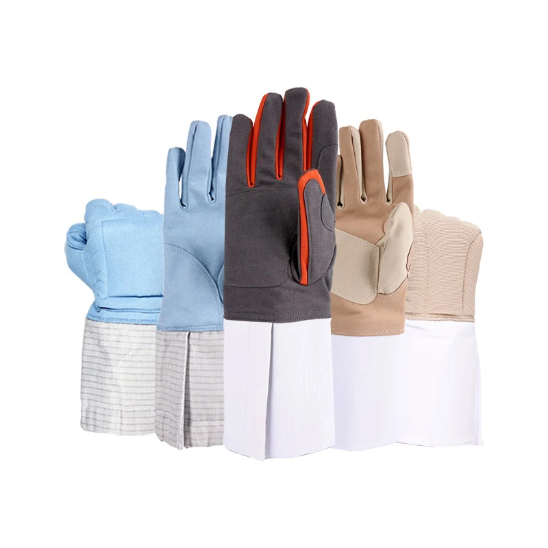 AF Fencing Practice Competition Foil Fencing Gloves Adult and Children Training Flower Weight Saber Gloves Equipment
