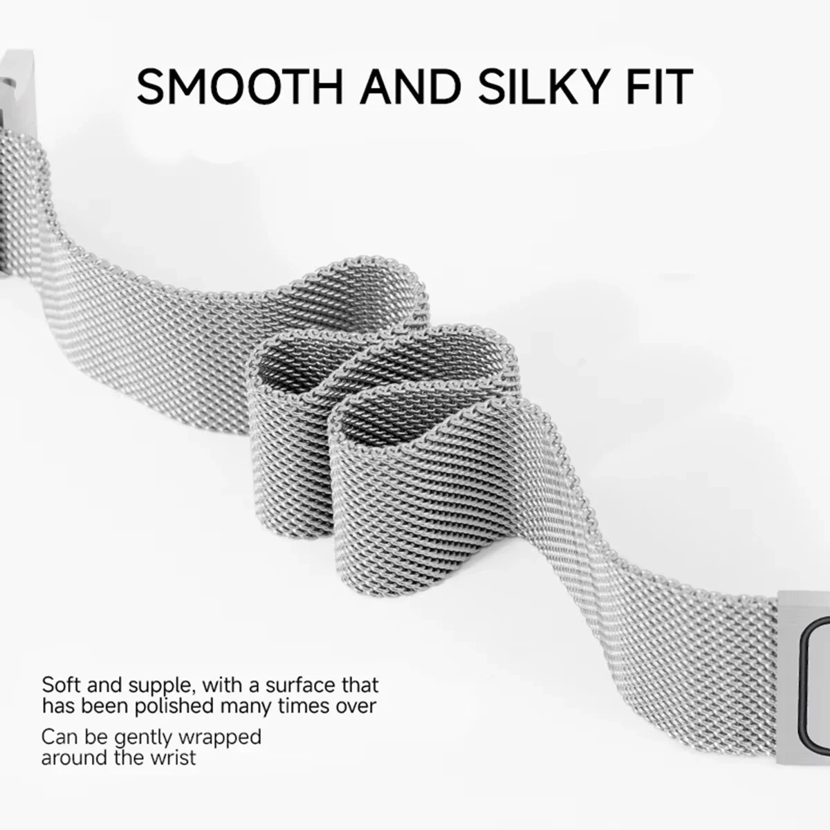 Stainless Steel Magnetic Milanese Loop Strap Bracelet