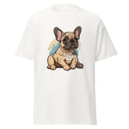 Cute French Bulldog Puppy T Shirt Dog Mom Dad Maniche Lunghe O Corte