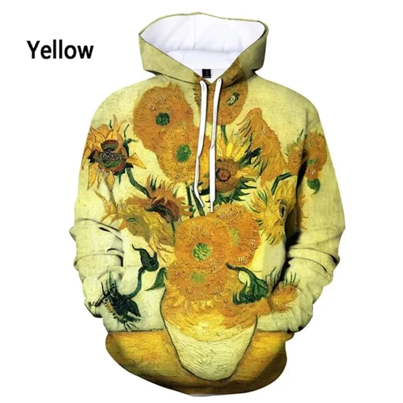 thumbnail image 1 of Sudadera con capucha con estampado 3D de pintura al óleo de Van Gogh para hombres y mujeres, sudadera holgada informal de gran tamaño, sudadera para hombre, 1 of 5