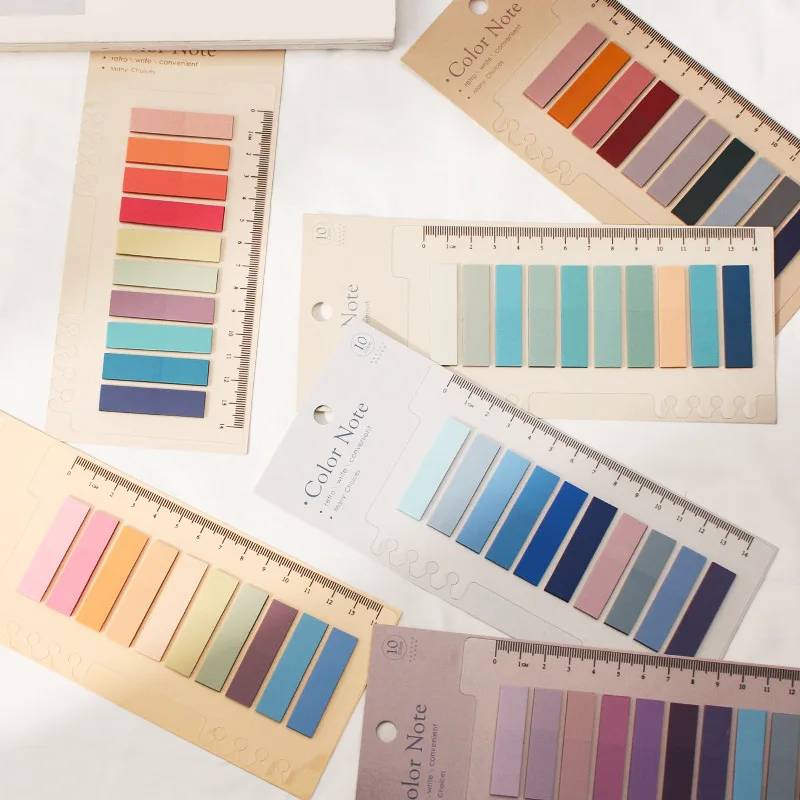 Morandi-�ܻ� ���� �� ��ƼĿ, ��ü ���� �޸� �е�, ��ƼĿ �޸� ��ƼĿ ����, �繫��, �б� ��ǰ, 200 ��