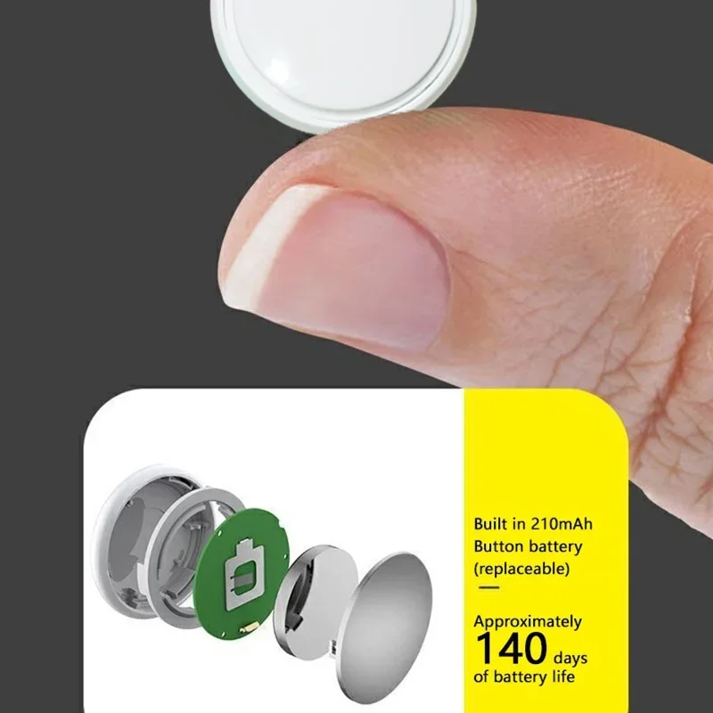 Compact Bluetooth 5.0 Anti-Lost GPS Tracker Smart Finder Accessory