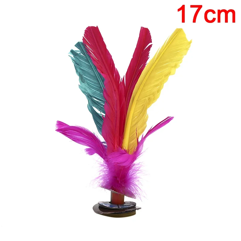 China Jianzi Footbal Foot Kick Handwheel Fancy Goose Feather Shuttlecock Fitness Entertainment For Physical Exercise 1pc
