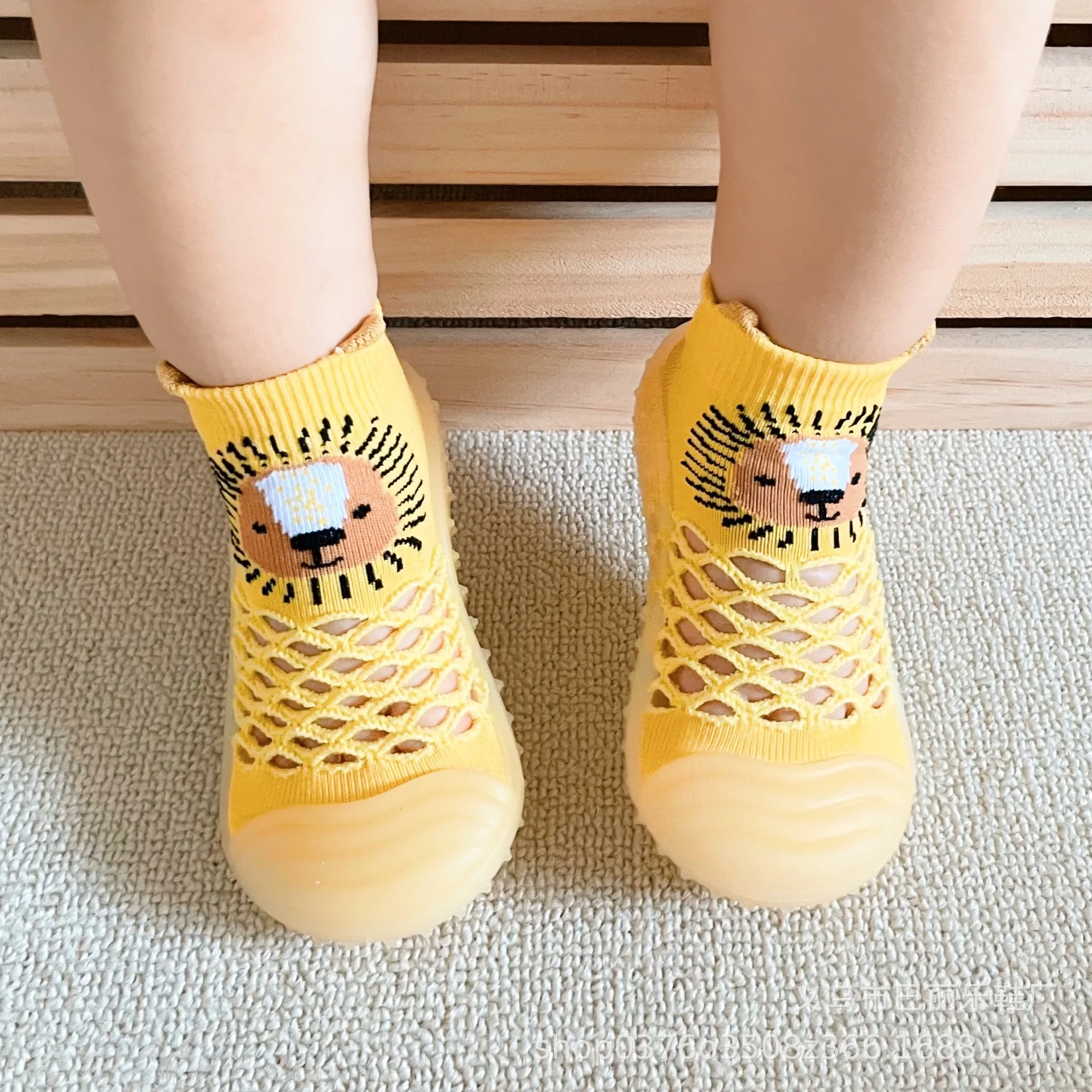 Cute Baby Girls Shoes Kids Soft Rubber Sole Non-slip Toddler First Walkers Summer Children Girls Boys Color Matching Prewalker