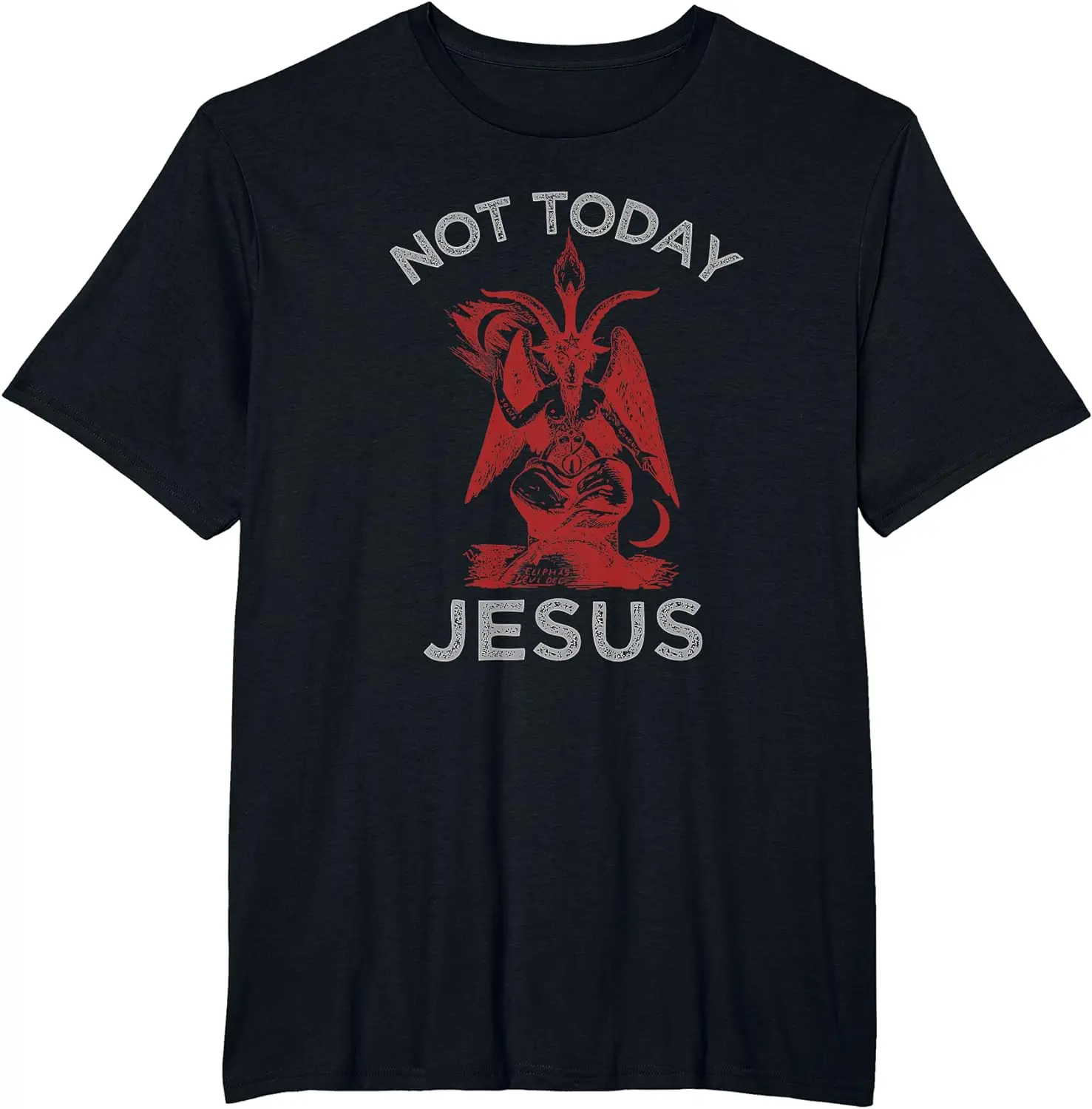 

Not Today Jesus | Funny Satan Meme T-Shirt 100% Cotton O-Neck Summer Short Sleeve Casual Mens T-shirt Size S-3XL