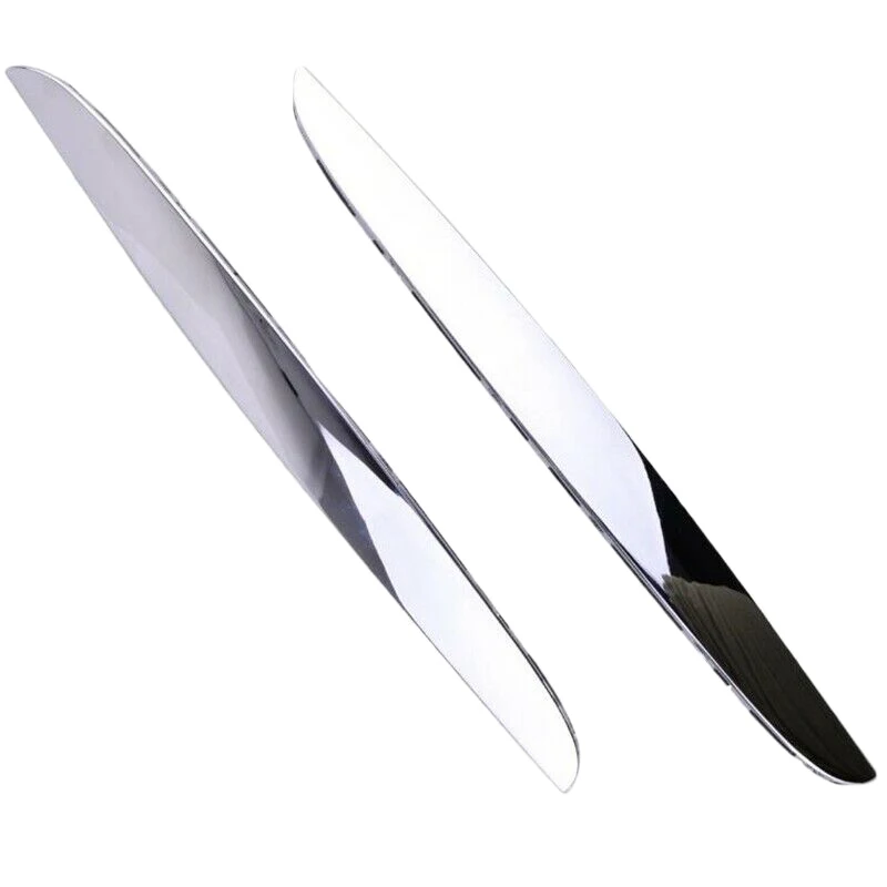 

2Pcs Chrome ABS Front Bumper Above Kidney Grille Hood Cover Trim 51137117242 for BMW 3 Series E90 E91 2006-2008