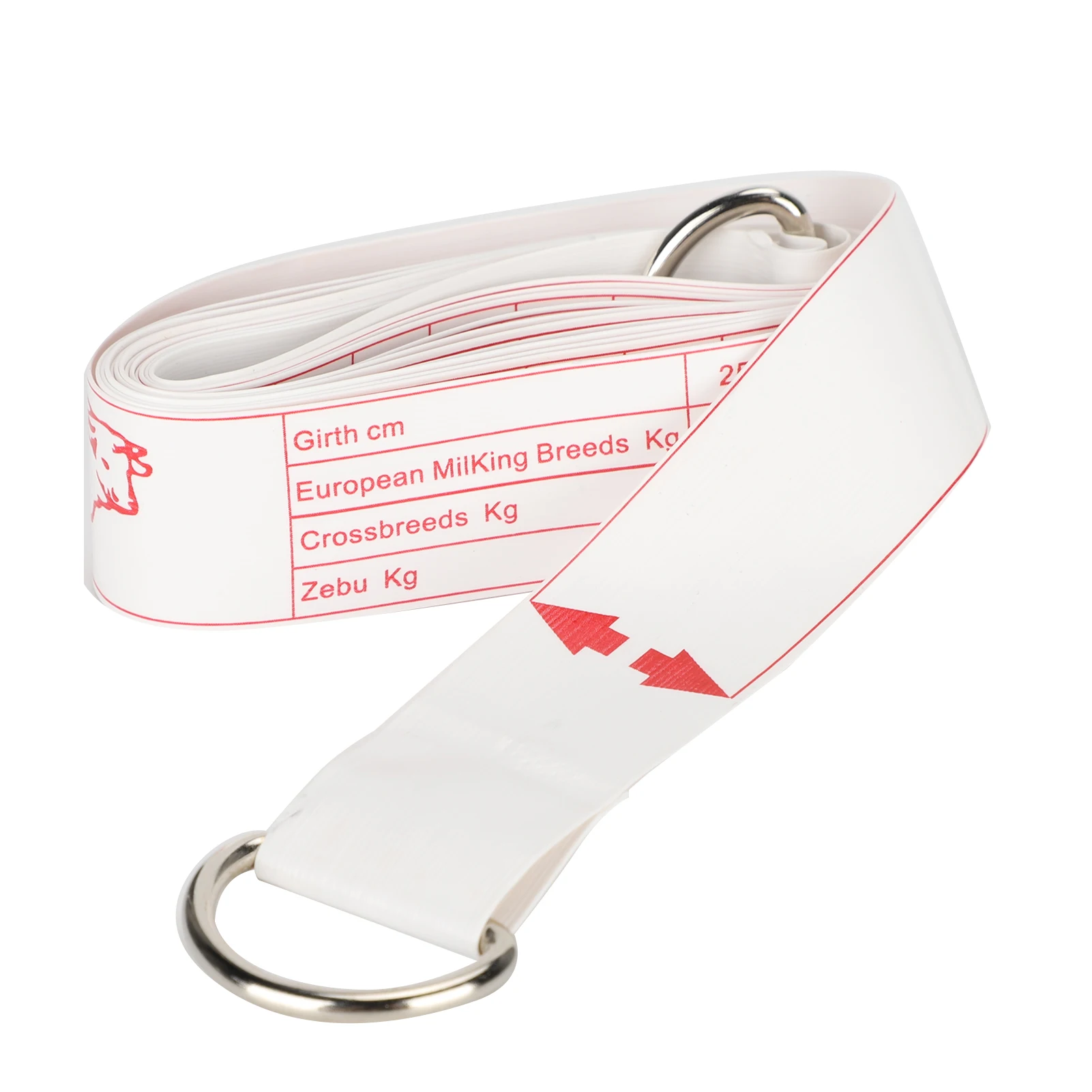 98.4in Cattle Tape Measure Bust Weight Contrast Ruler PVC Soft Body Measuring Ruler for Household Farm Supplies cattle measuring ruler