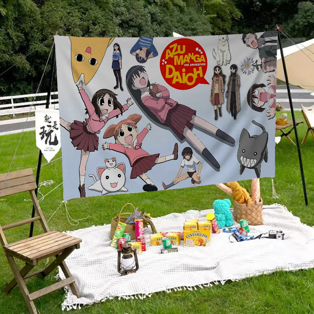 Azumanga Daioh Osaka Ayumu Banner Art Printing Japanese Wall Flag