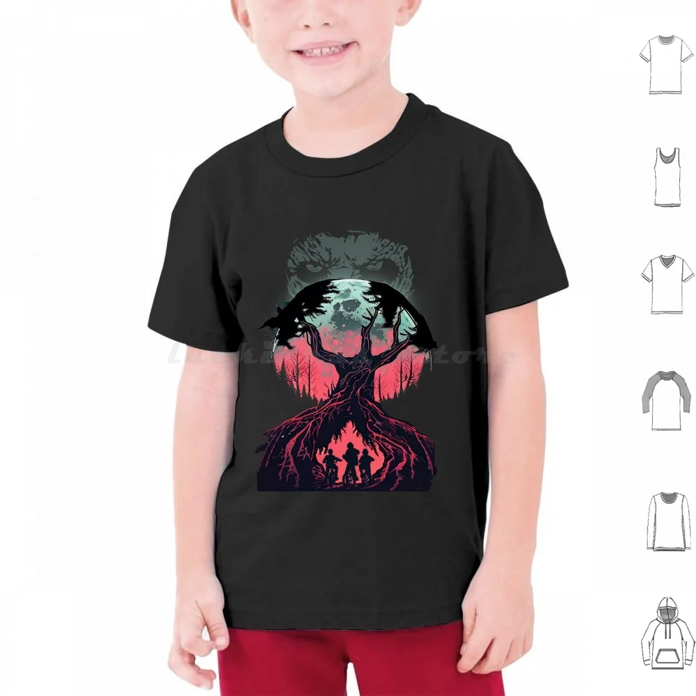 thumbnail image 1 of Camiseta Vecna Is Watching You de algodón para hombre y mujer con estampado DIY de Things Stranger Will Byers Mike Eleven Lucas Dustin Hawkins de los 80, 1 of 5