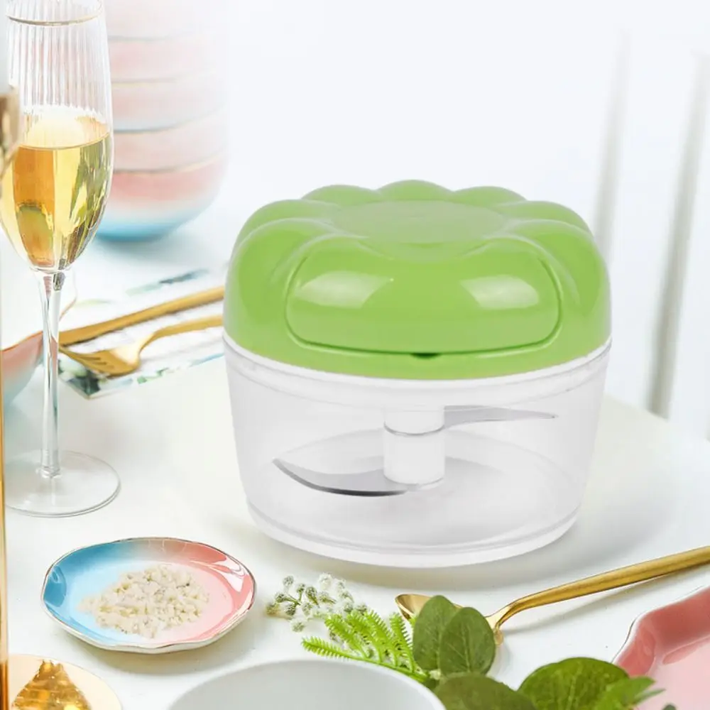 

Multifunctional 500ML Mini Handmade Grind Condiment Cutter Vegetable Fruit Dicer Slicer Manual Garlic Chopper Food Aid