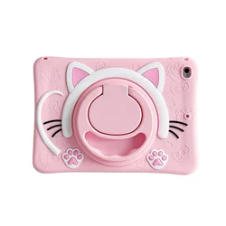 Custodia per tablet resistente per bambini con manico e supporto rotante a 360° - Cover resistente agli urti