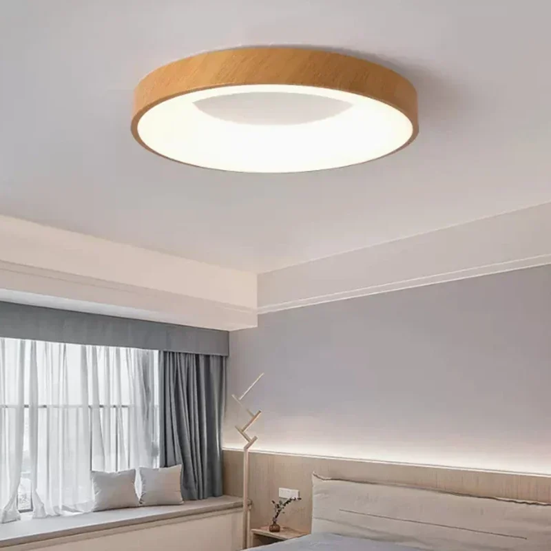 Remote Control Adjustable LED Ceiling Light for Bedroom, Living Room, or Hotel - Customizable Color Temperature & Brightness
