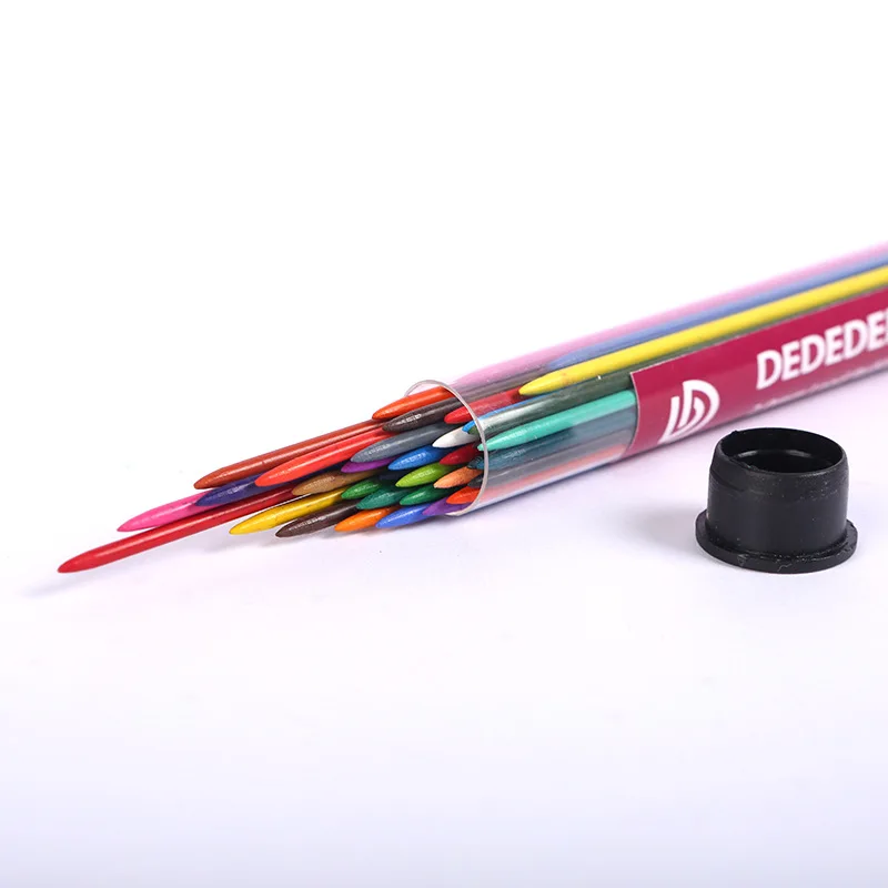 36Color Pencil Lead Mechanical Automatic Pencils 2.0MM HB lapices portaminas lapiz Art Supplies for Drawing Painting Stationery 3