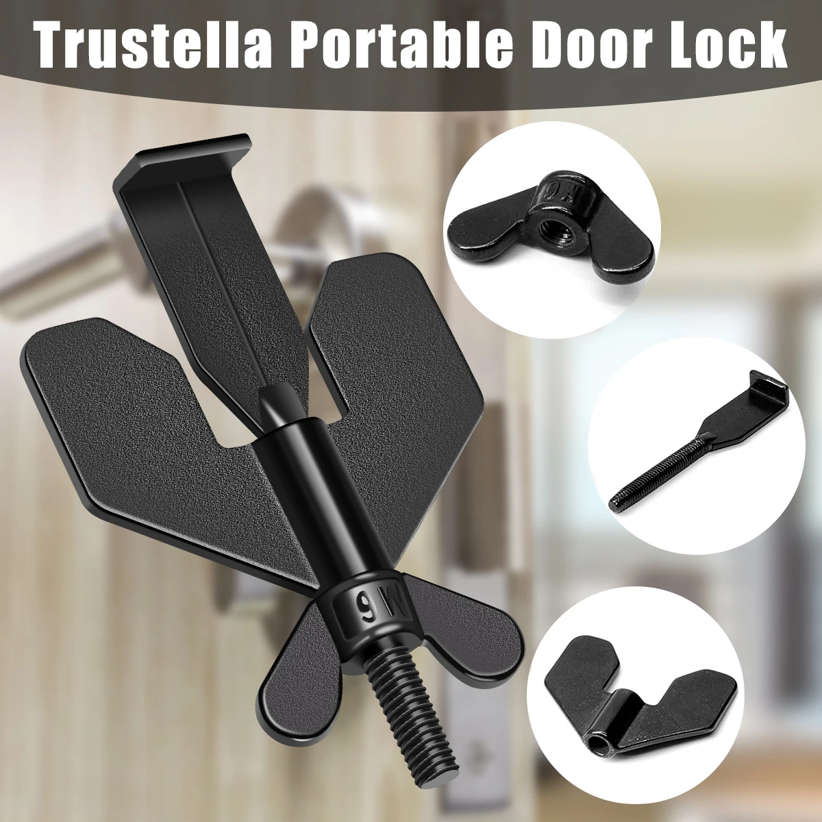 Stainless Steel Door Lock for Home Hotel Apartment Security