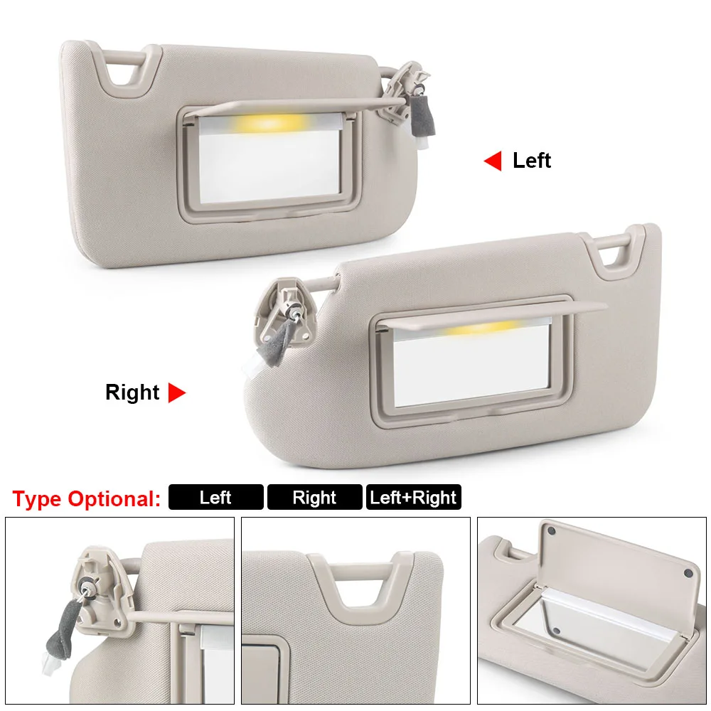 車用サンバイザー 左右運転席側サンバイザー 用アルティマ 2013-2018