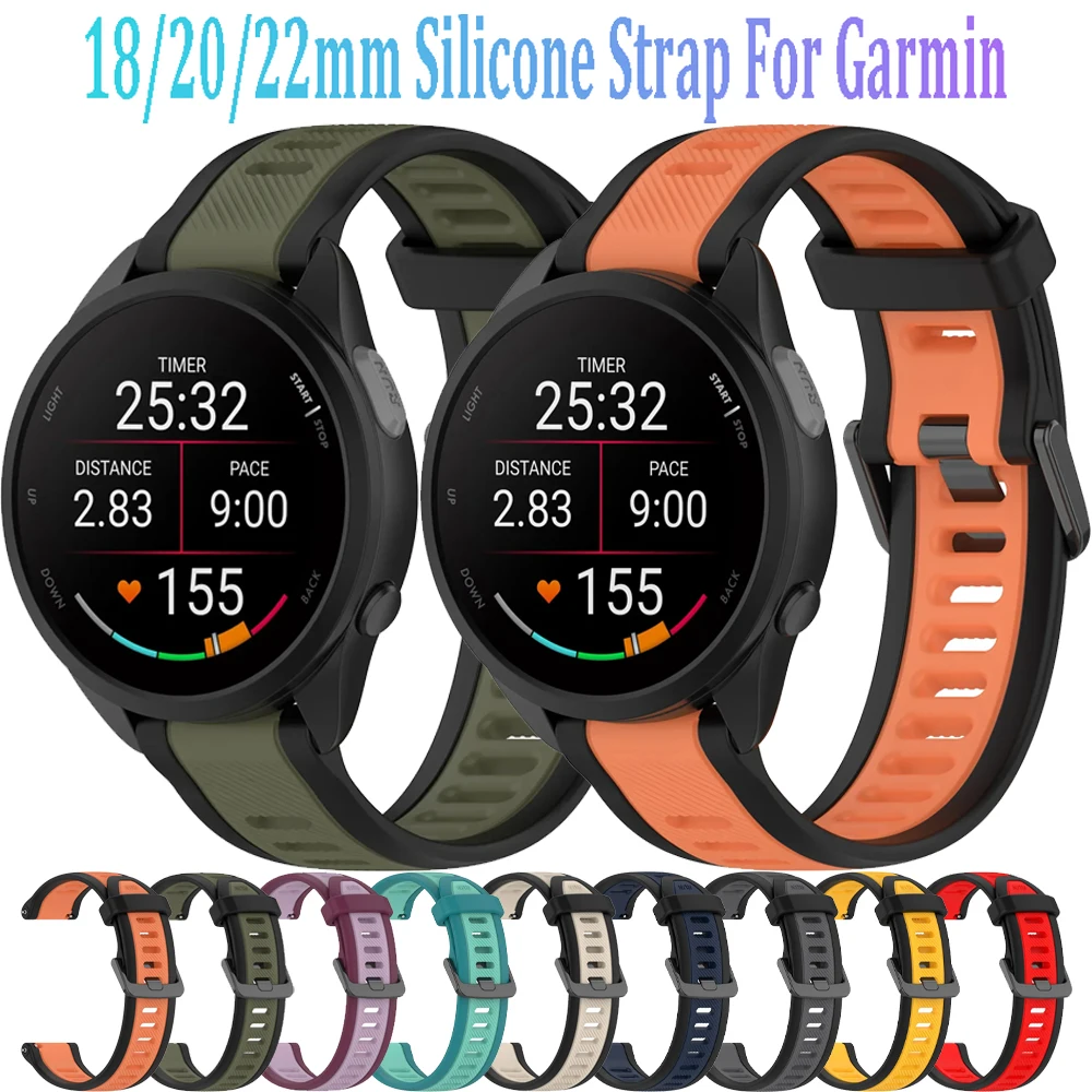 Breathable Soft Silicone Strap - 18/20/22mm