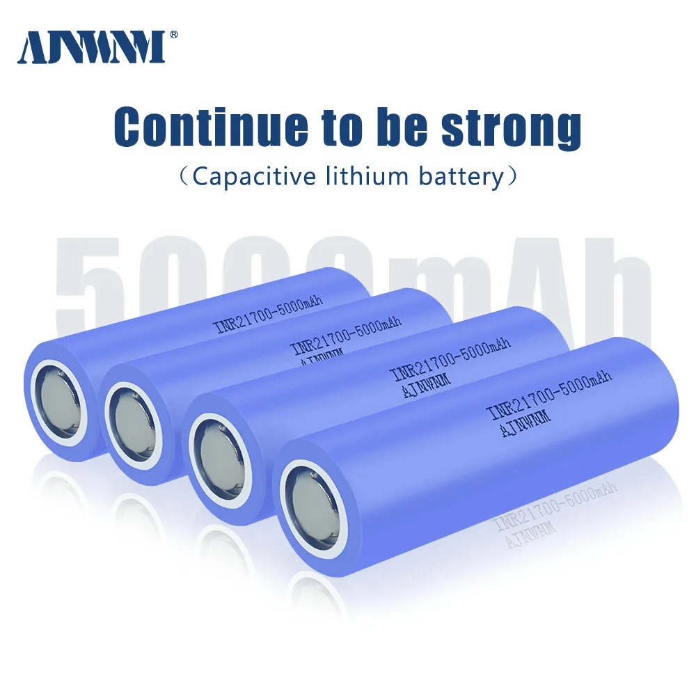 3.7V 21700 4800 5000mAh 30A high current lithium-ion Rechargeable battery  for screwdriver EV car electric bicycle batería