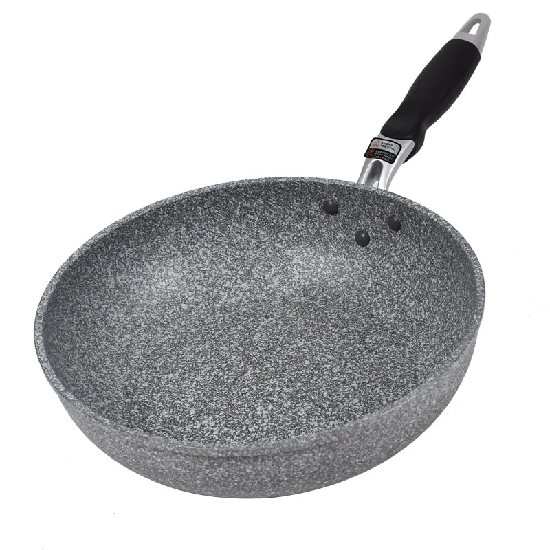 Volcanic rock medical stone non-stick frying pan frying pan household  induction cooker for frying pan cook pan pancake pan - AliExpress