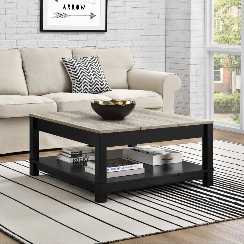 

Better Homes & Gardens Langley Bay Coffee Table, Black Storage Coffee Tables