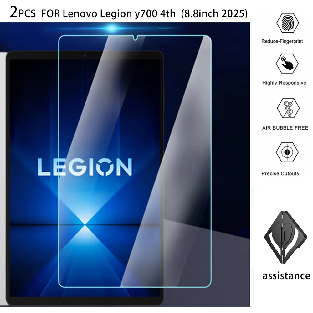 Protector de pantalla de vidrio templado HD a prueba de arañazos para tableta Lenovo Legion Y700,8 pulgadas, película protectora, 2 uds.