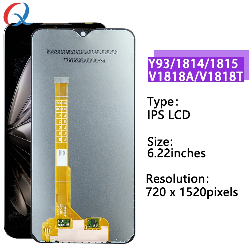 携帯電話用LCDタッチスクリーン,vivo y91, y91i, y93, y95,y91C,y1s