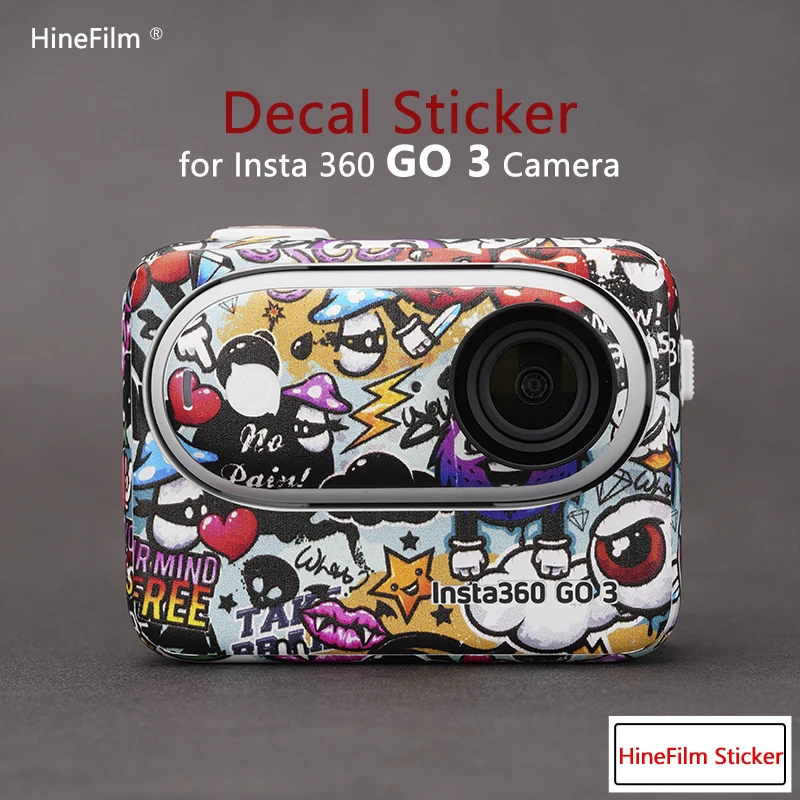 Insta 360-3アクションカメラ保護フィルム,接着剤カバー,フィルム 