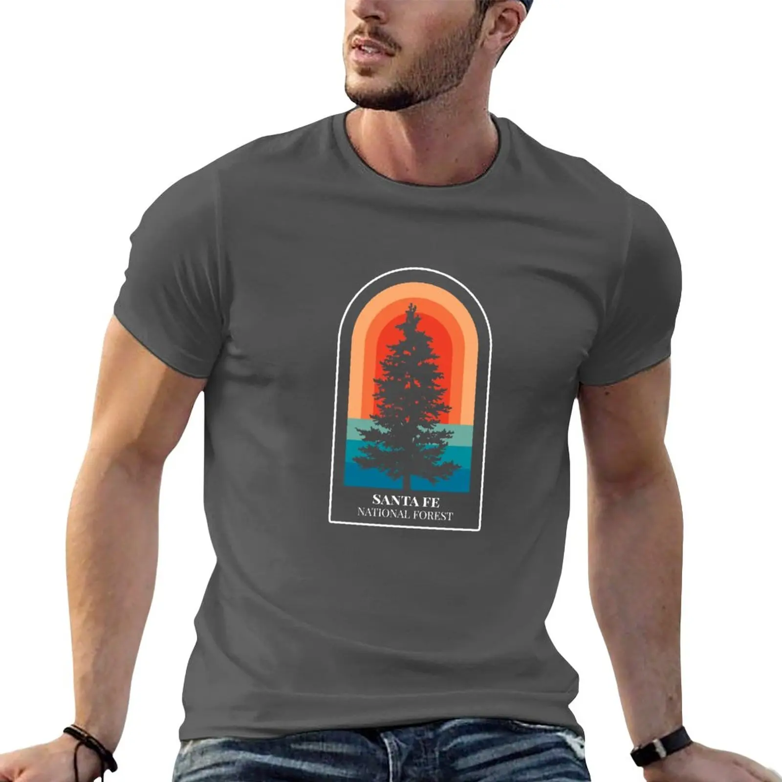 

New Santa Fe National Forest Nature Hiking Outdoors T-Shirt plus size t shirts kawaii clothes clothes for men