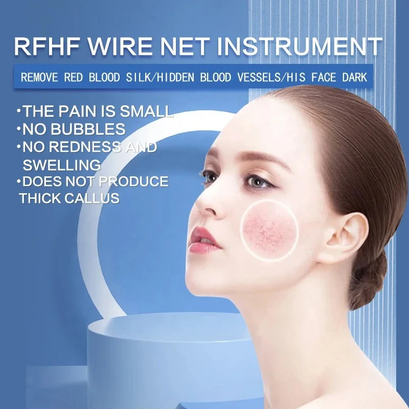 High Frequency Needle RF Spider Veins Removal Anti Redness Machine Red Blood Vessel and Spots Vascular Removal Beauty Equipment