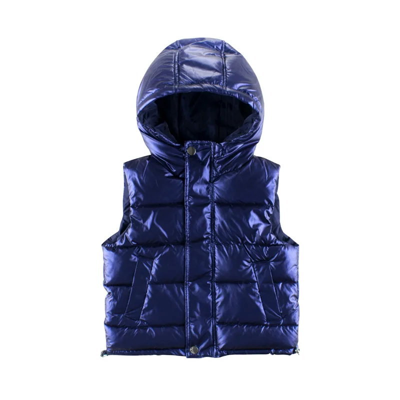

Children's wear new winter 2023 children ma3 jia3 hooded men's and women's cotton vest
