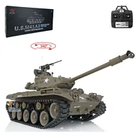 Heng Long 1/16 7.0 Plastic Walker Bulldog RTR RC Tank Model 3839 BBs Airsoft IR Combat Smoke Effect Chassis Retractable 2