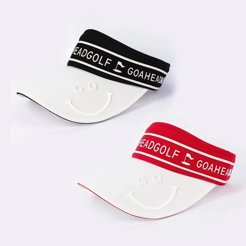 Summer outdoor sports golf hats for women without top sunshade high-end caps tennis running designer's sun visor caps ladies