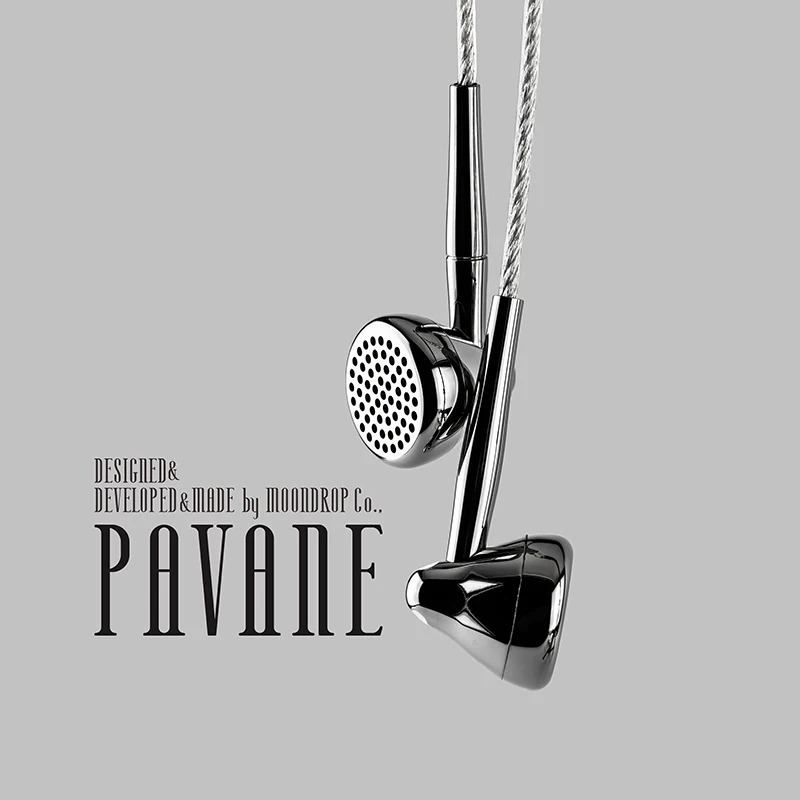 MOONDROP PAVANE flat-headed earbuds Generation DLC DomeComposite