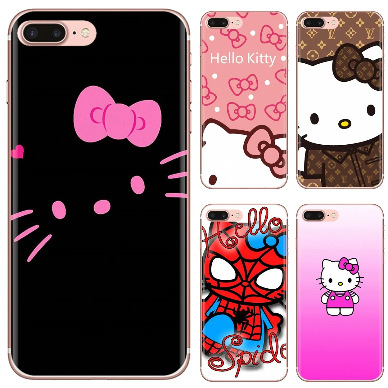 Японские Мультяшные розовые Чехлы hello Kitty для LG G5 G6 G7 Q6 Q7 Q8 Q9 V10 V20 V30 X Power 2 3 Spirit G2 G3 G4