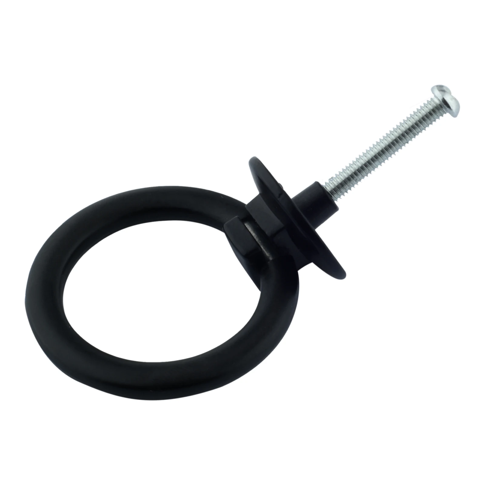 Black Vintage Round Ring Furniture Door Pull Handle for Jewelry Box Door Ring w/ Screw Retro Decor furniture knobs,mechanical equipment handles