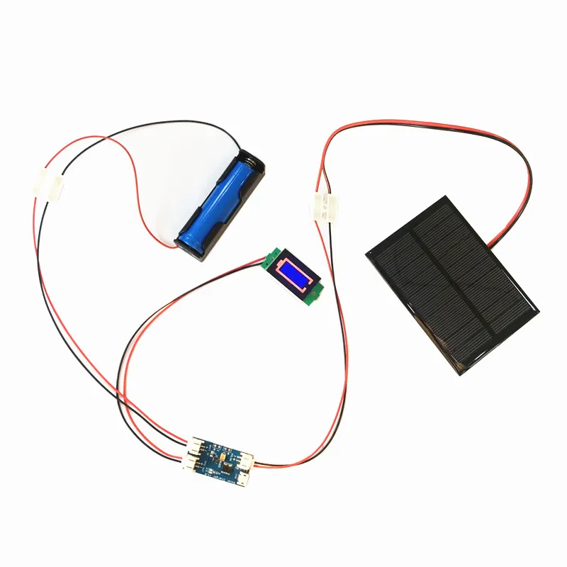 Mini Solar Panel 80*45mm 5V 60MA Mini solar panel solar lipo charger CN3065 DIYKIT 1S battery holder /display