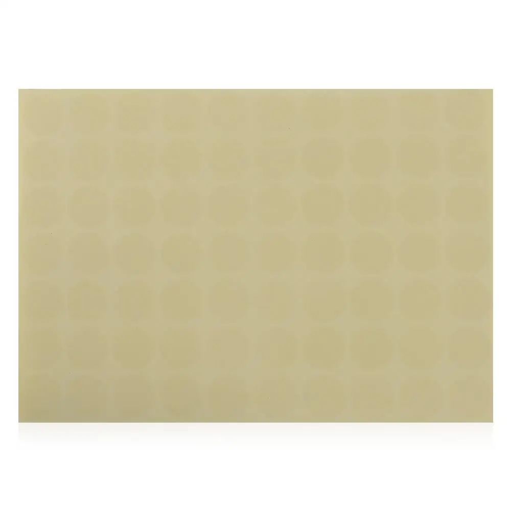 Clear PVC Round File Sealing Dot Stickers Self Adhesive Labels