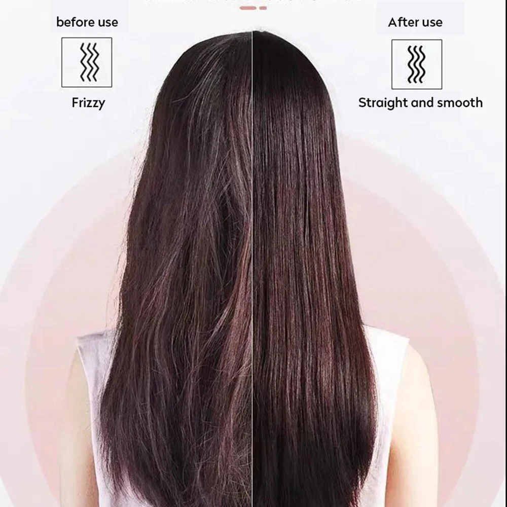 Escova de Alisador de Cabelo Alisamento de Cabelo Cuidados com o Cabelo Multifuncional Aquecido Brushe Cerâmica Anti-escalda Pente Quente Aquecimento Rápido 9 Computers & Electronics
