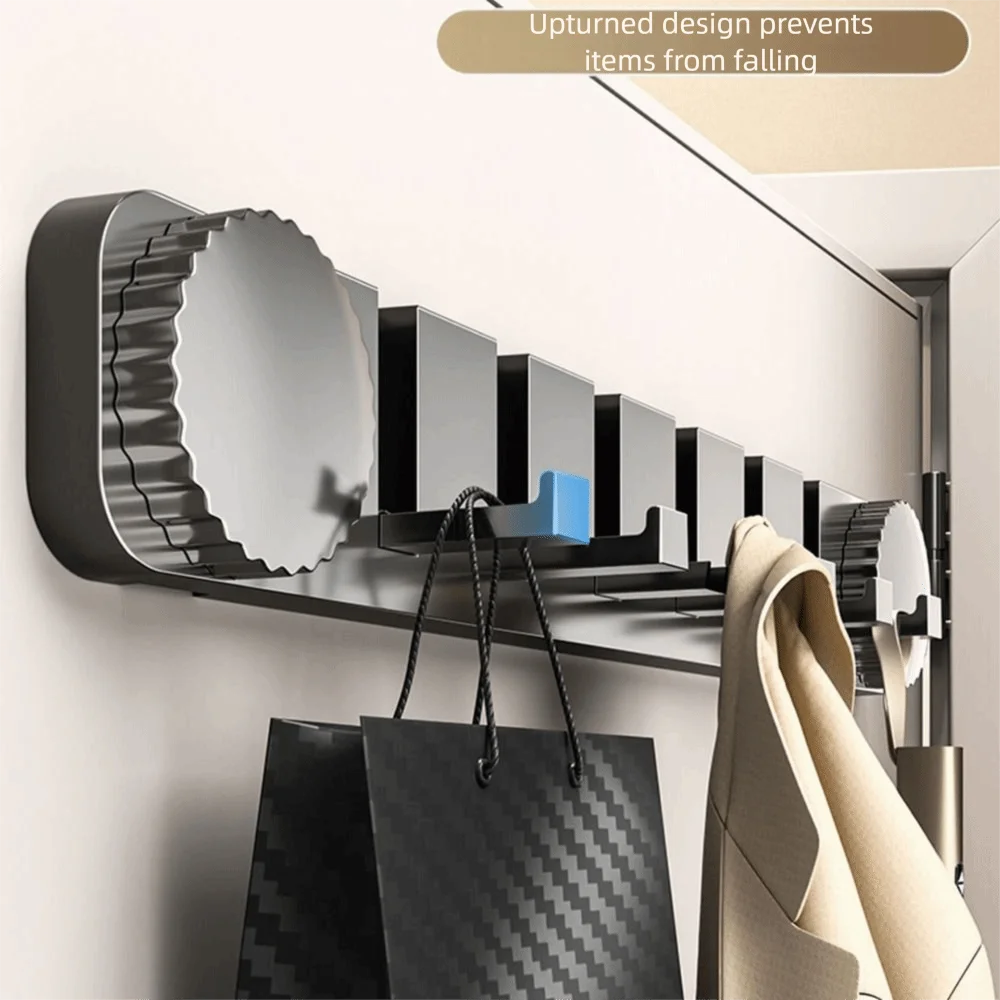 Space-Saving Suction Cup Door Hook Strong Vacuum Suction Easy Install Wall-Mounted Clothes Hanger Foldable Hook Reusable