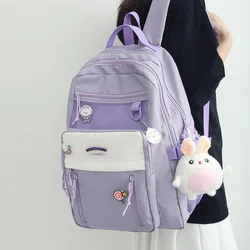 New student backpack large capacity girl travel backpack waterproof nylon ladies backpack female multifunctional school bag