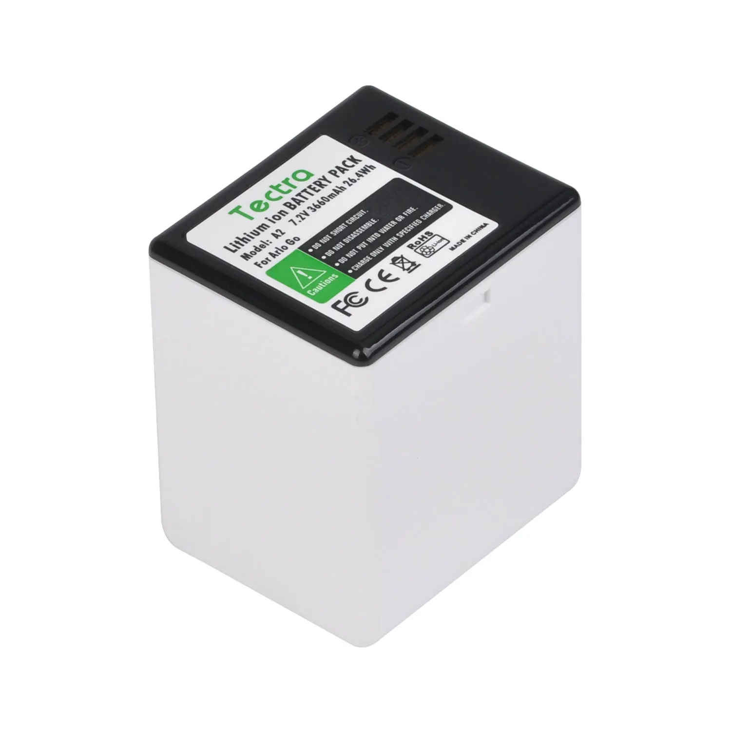 Baterias Recarregáveis do Li-íon de 7.2v 3660mah a2 & Carregador Duplo Conduzido para Arlo go Arlo go Câmera - Image 3