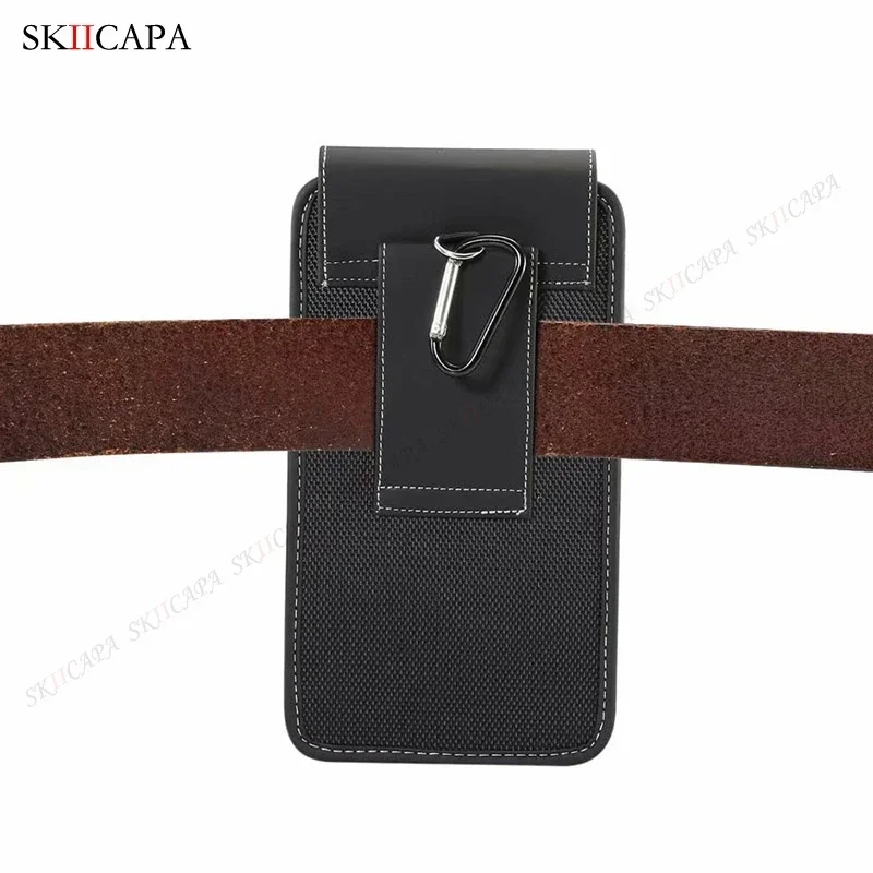 Universal Oxford Cloth Phone Pouch with Belt Clip Cover