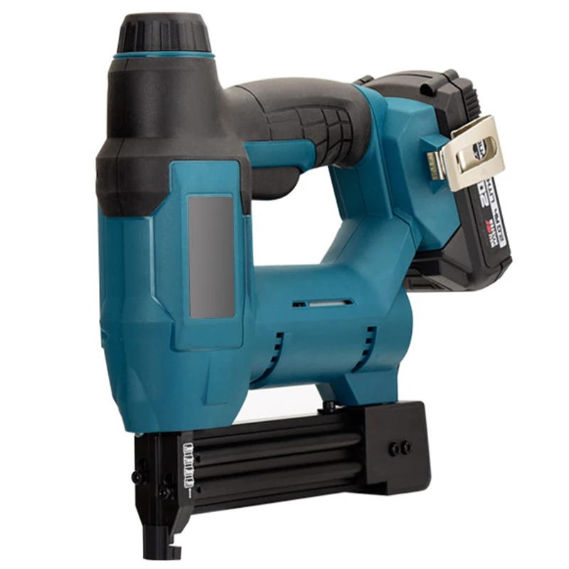 Cordless Nail Gun/Staple Gun for Upholstery Carpentry and Woodworking with Li-ion Battery