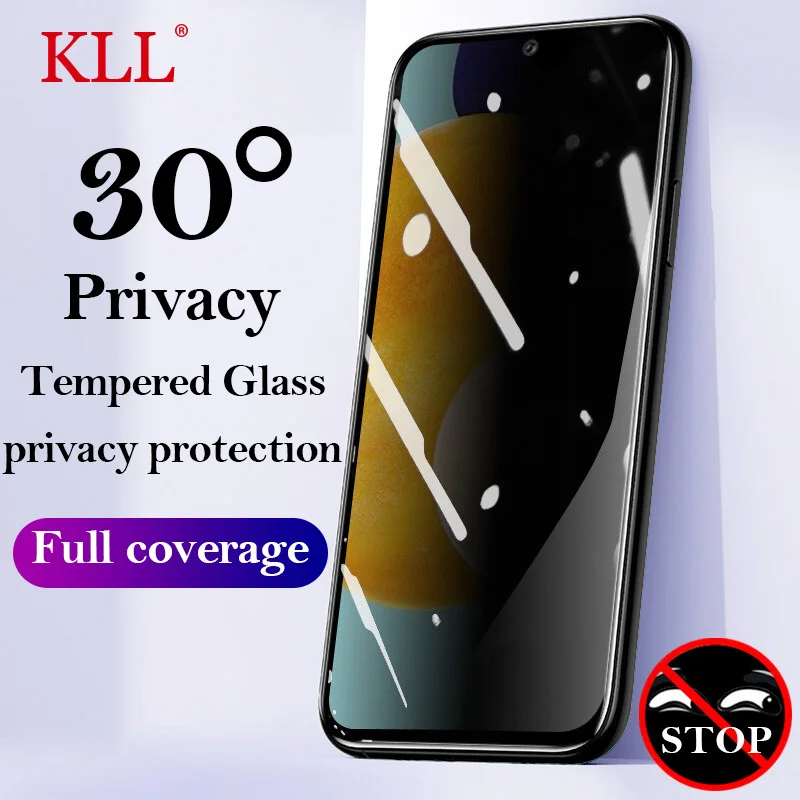 

Anti Spy Tempered Glass For Samsung Galaxy A33 A53 A73 M12 M31S M21 M42 M51 F22 F52 S21 S22 Plus S20 FE Pravicy Screen Protector