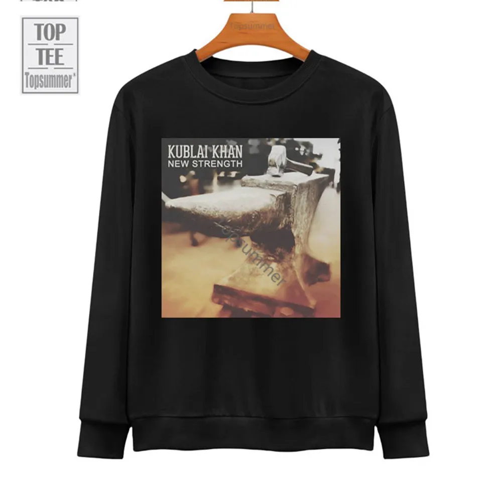 

New Strength Album Sweatshirt Kublai Khan Tx Tour Hoodies Men'S Hip Hop Rock Graphic Print Hoodie