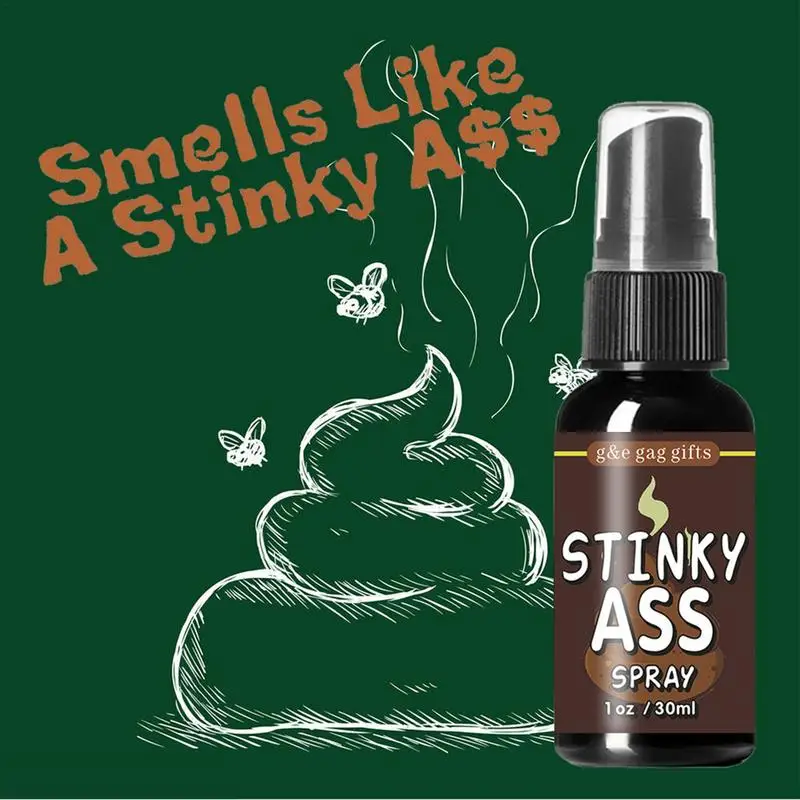 Tricky Liquid Fart 30ML Funny Smelly Fart Safe Portable Toys Gifts for Kids Adults