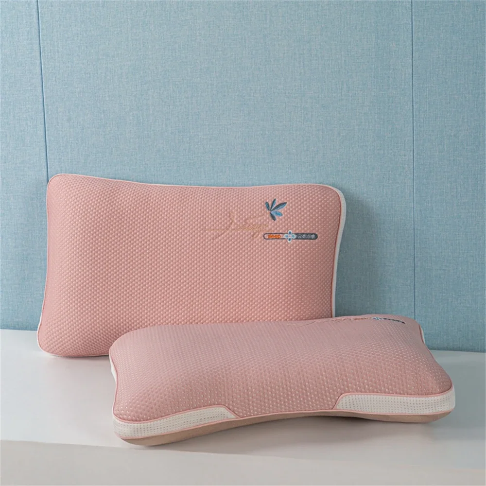 

Summer Ice Cold Pillow Comfortable Home Neck Pillows for Bedroom To Help Sleep Protect Cervical Pillow Core Soft Travel Bedding