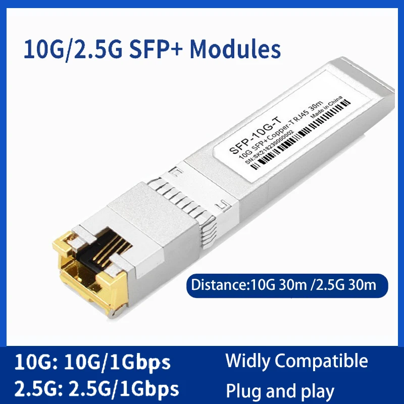 Commutateur administrable AMPCOM 2.5 GbE à 8 ports 2.5 GBASE-T 10G SF