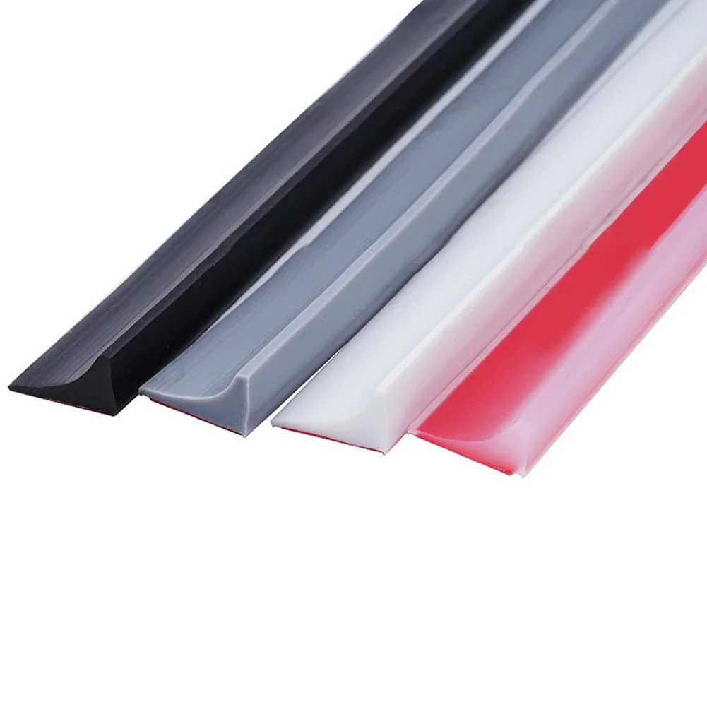 

30-200cm Bathroom Water Stopper Silicone Retaining Seal Strips Water Shower Dam Flood Barrier Dry And Wet Separations Blockers