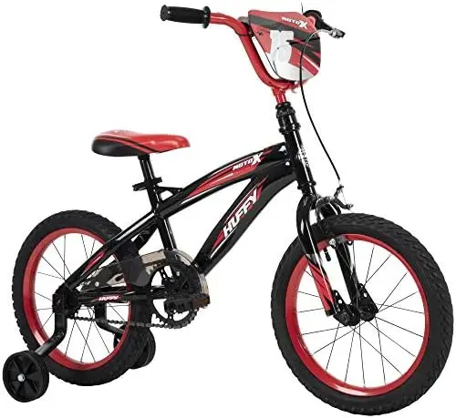 

Детский велосипед 16 дюймов с тренировочными колесами, быстрое соединение в сборе, черный